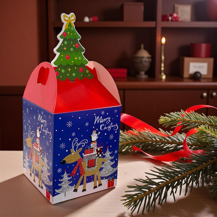 12 Cajita Regalo Santa $3.3 c/u