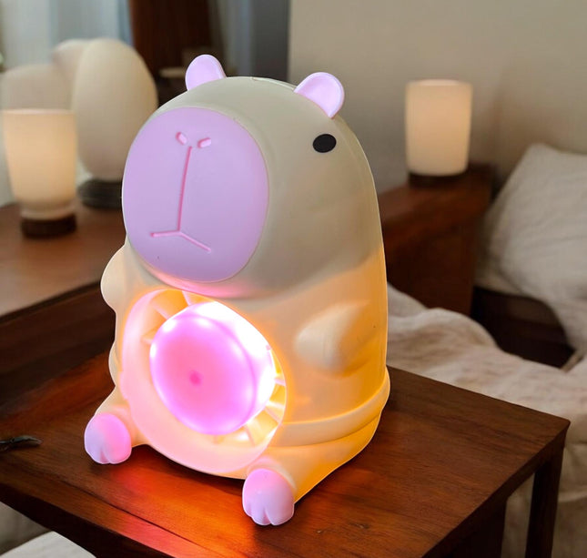 Capibara Ventilador Lampara