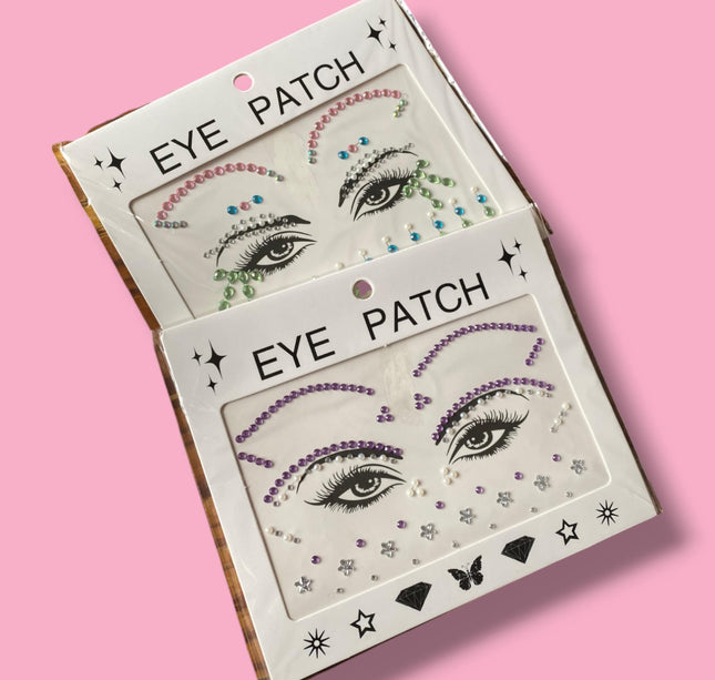 12 Pedreria para ojos Halloween $10.8 c/u