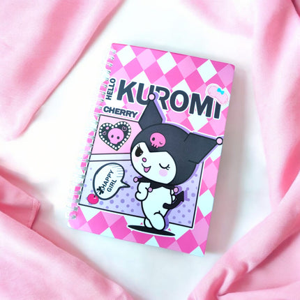 6 Libretas Kuromi espiral $19 c/u