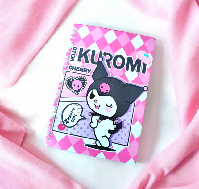 6 Libretas Kuromi espiral $19 c/u