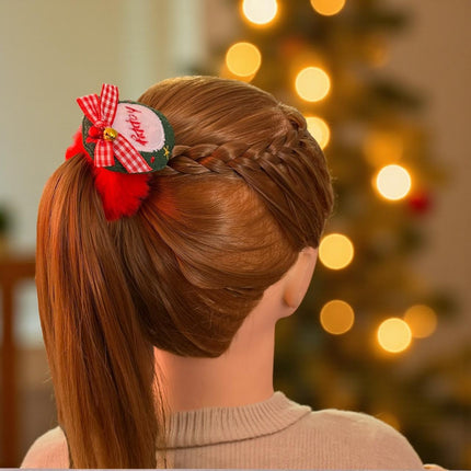 12 Scrunchie Dona Navideña $7.5 c/u