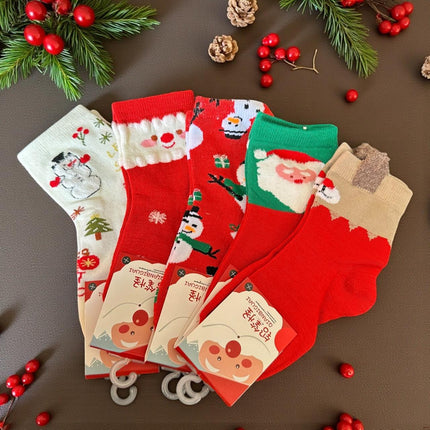 10 Calceta Navideña Infantil $18 c/u