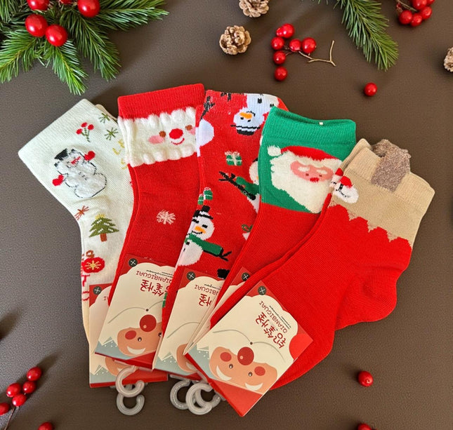 10 Calceta Navideña Infantil $18 c/u