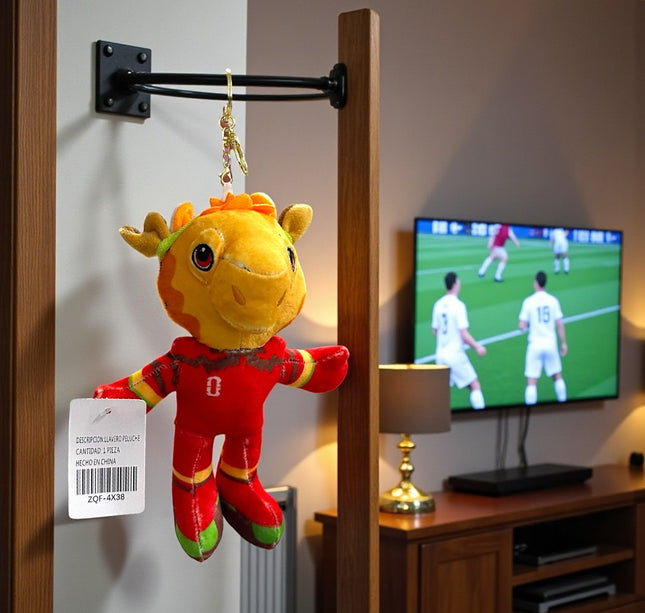 2 Llaveros Mascotas Mundial Peluche $78 c/u