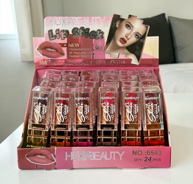 12 Labiales Matte "Shine" Huxia $11 c/u