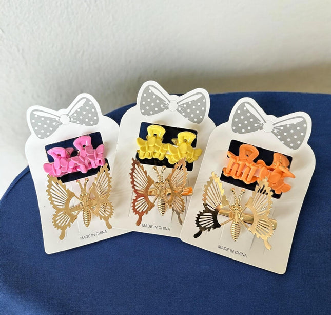 12 Sets Pasadores y Piojitos Capibaras $9 c/u