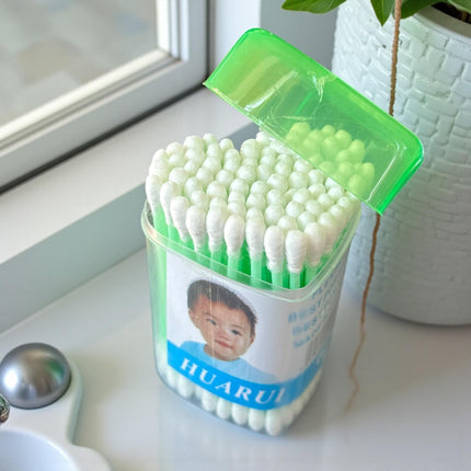 Exclusivo Tienda en linea 💥💎12 Cotonetes en Bote de Colores $5.85c/u