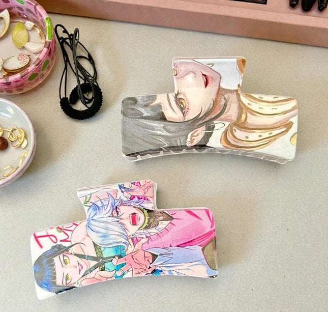 12 Pinzas Guerreras K-Pop para Cabello $13 c/u