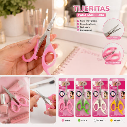 12 Tijeras para Skincare/Manicura $10.5 c/u