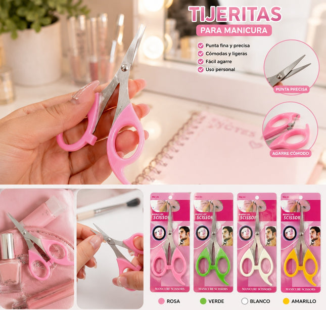 12 Tijeras para Skincare/Manicura $10.5 c/u