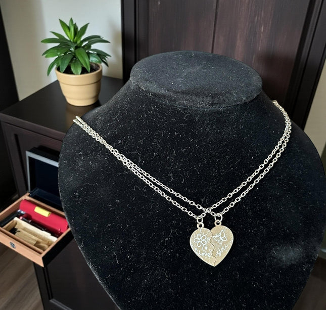 12 Duos Collares Parejas "Love" $10.83 c/u