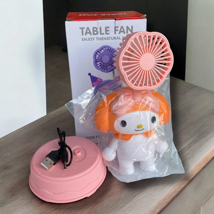 Ventilador ajustable MyMelody con sacapuntas