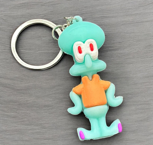 12 Llaveros Bob Esponja Personajes $6 c/u