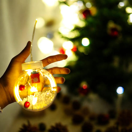 Luces Led colgantes Navideñas en forma de esfera