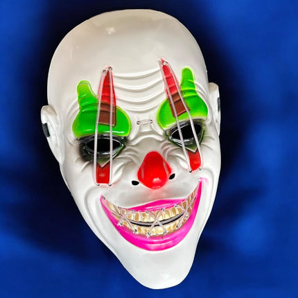 Mascará Halloween Payaso con Luz