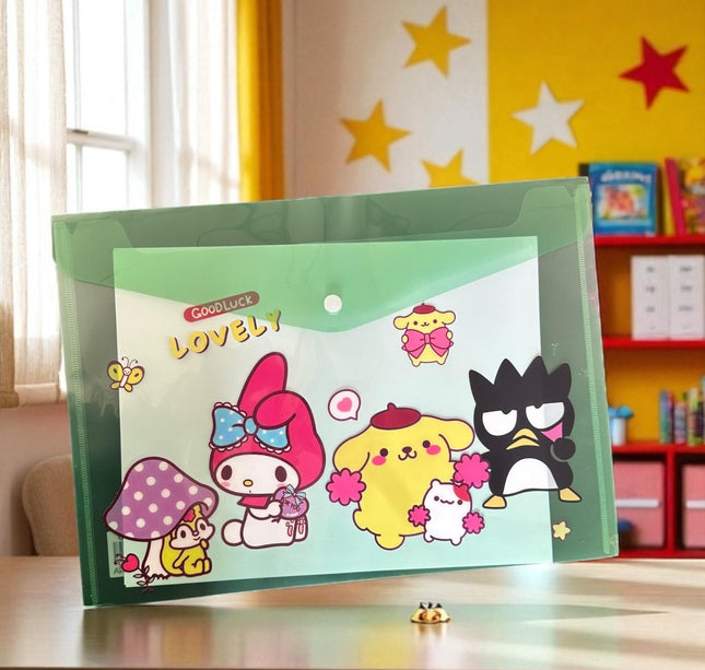 12 Folders Boton Sanrio $5.25 c/u