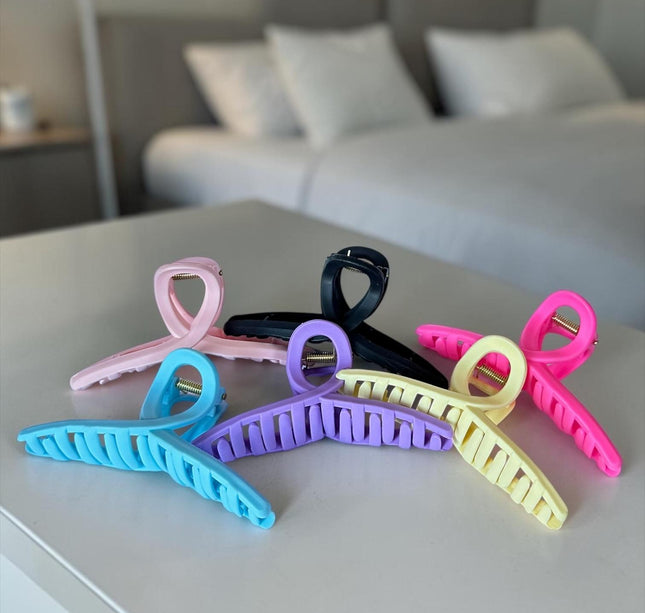 12 Pinzas Matte Lindas Colores $5.5 c/u
