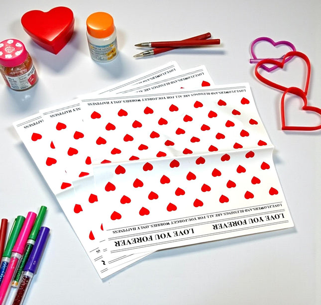 20 Papel Coreano San Valentin $3.25 c/u