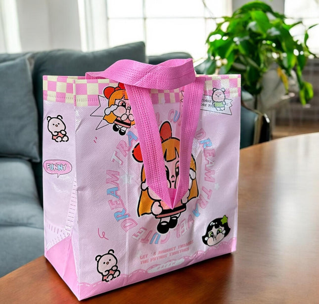 12 Bolsas Reutilizables Chicas Superpoderosas $7.7 c/u