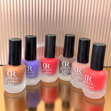 24 Esmaltes para uñas Matte "Cairuo" $12.9 c/u