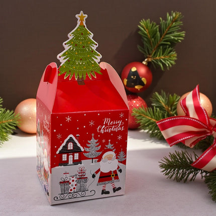 12 Cajita Regalo Santa $3.3 c/u