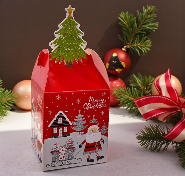 12 Cajita Regalo Santa $3.3 c/u