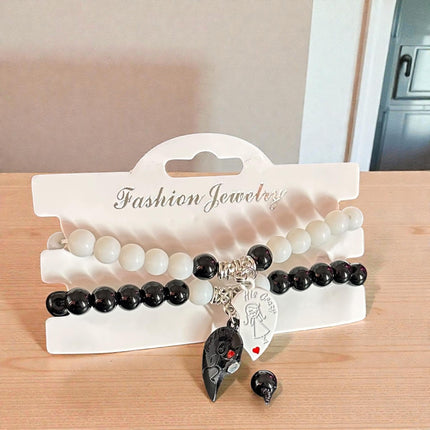 12 Pulseras Pajeras Bicolor Corazon "San Valentin" $16 c/u