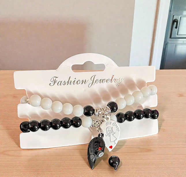 12 Pulseras Pajeras Bicolor Corazon "San Valentin" $16 c/u