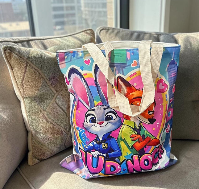 3 Bolsa Zootopia Tipo Tote 37CM*32CM $55 c/u