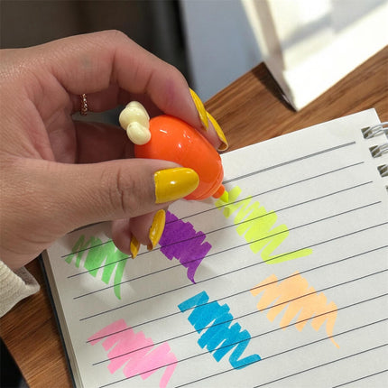 6 Sets 6 Marcatextos Zanahoria $31 c/u