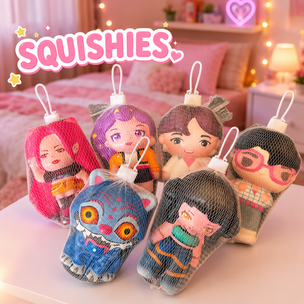 12 Maxi Squishies Guerreras K-Pop $29 c/u