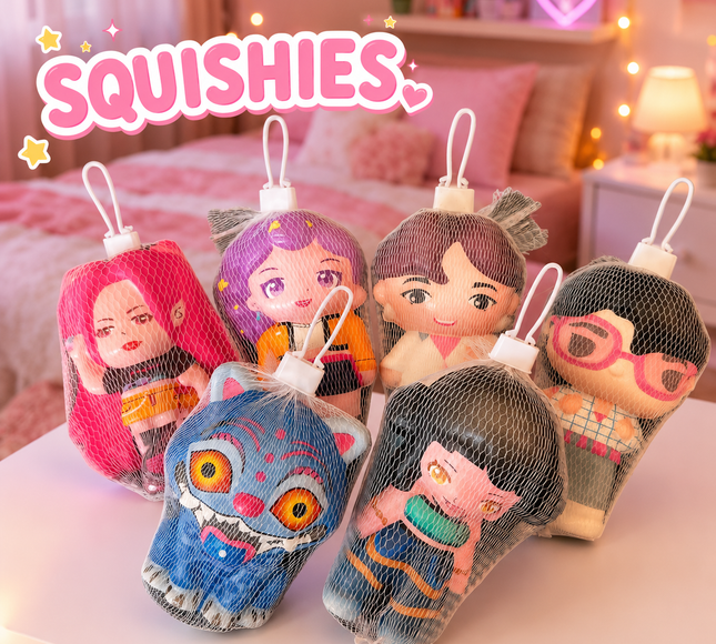 12 Maxi Squishies Guerreras K-Pop $29 c/u