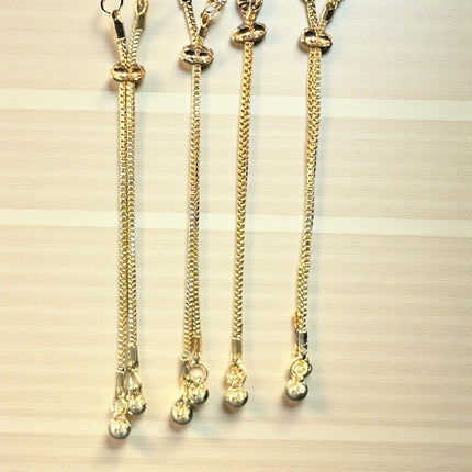 12 Pulseras Doradas Pedreria Ajustable $11.9 c/u