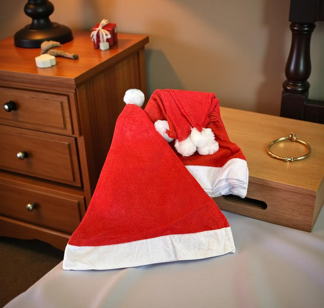 12 Gorros Navideños Santa $6.25 c/u