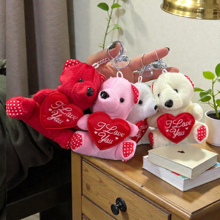 12 Llaveros Ositos "Te Amo" Colores $24 c/u