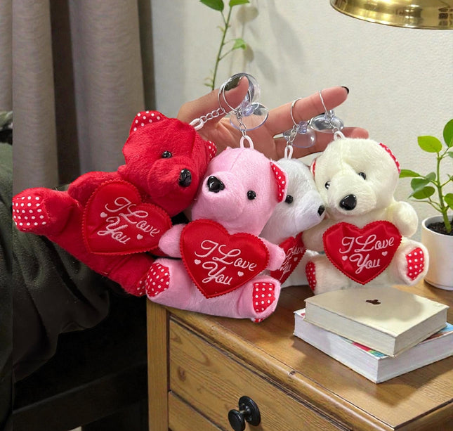 12 Llaveros Ositos "Te Amo" Colores $24 c/u