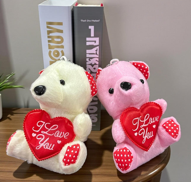 12 Llaveros Ositos "Te Amo" Colores $24 c/u