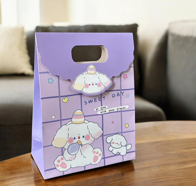 12 Bolsas de Regalo con Velcro Chica $4.5 c/u