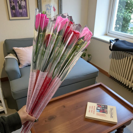 12 Rosas Individuales de Jabón "San Valentin" $19 c/u