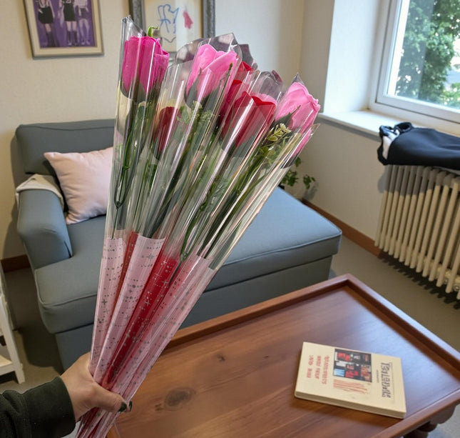 12 Rosas Individuales de Jabón "San Valentin" $19 c/u