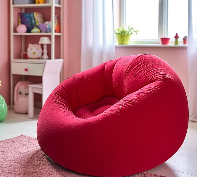 Sillon Inflable Infantil Tipo Puff Colores