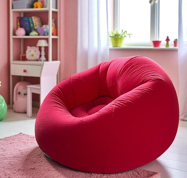 Sillon Inflable Infantil Tipo Puff Colores