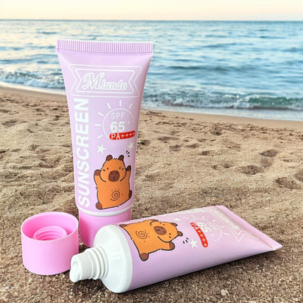 24 Cremas con Protector Solar Capibaras  $9.8 c/u