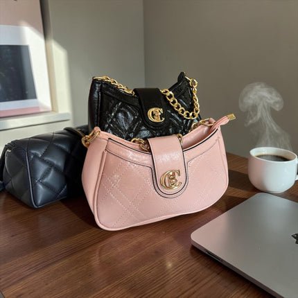 Bolso de Mujer "C" Dorado Colores