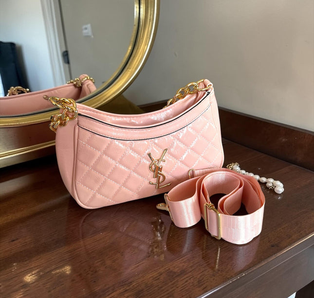 Bolso de Mujer "YLS" Dorado Colores