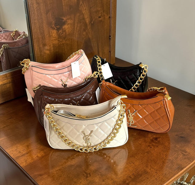 Bolso de Mujer "YLS" Dorado Colores