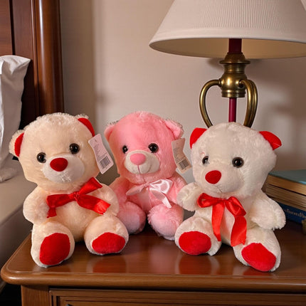 Oso de Peluche Moñito Colores 22CM