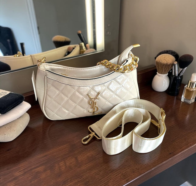 Bolso de Mujer "YLS" Dorado Colores