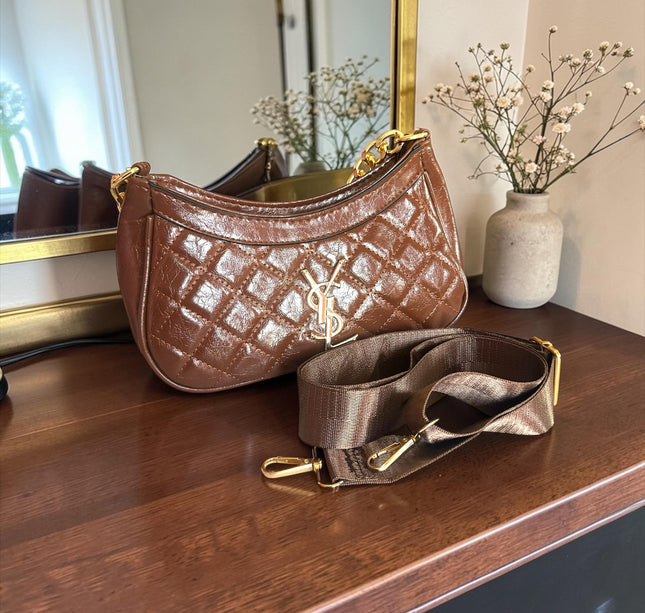 Bolso de Mujer "YLS" Dorado Colores